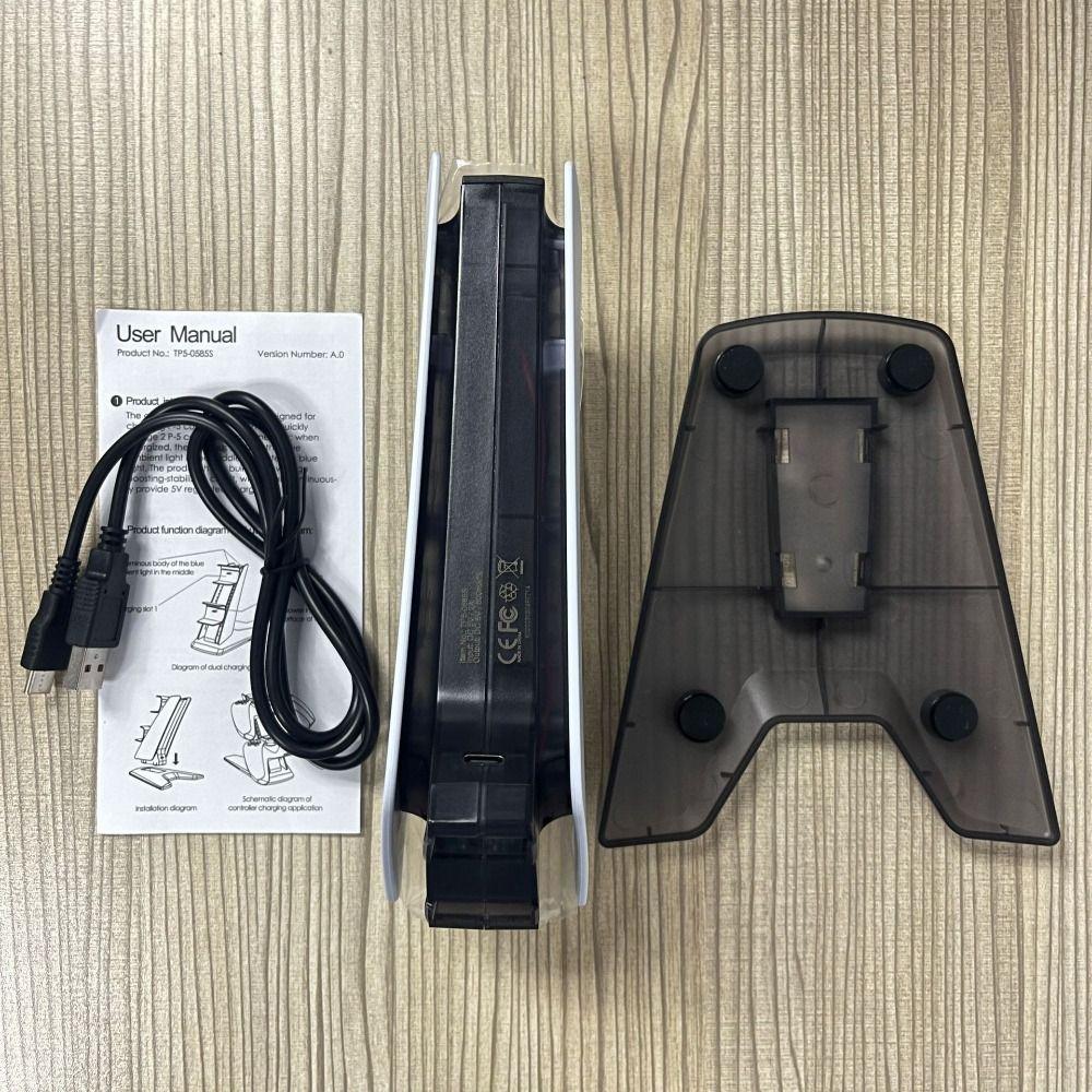 Type-C Wireless Joystick Charging Base Dual Controller Stand for Sony Playstation 5