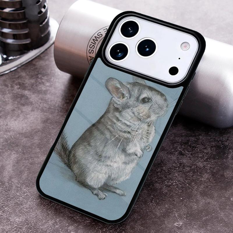 Cute Cartoon Chinchilla Phone Case For iPhone 17 16 15 14 13 12 11 Pro Max Plus 17Air Soft Silicone Cover