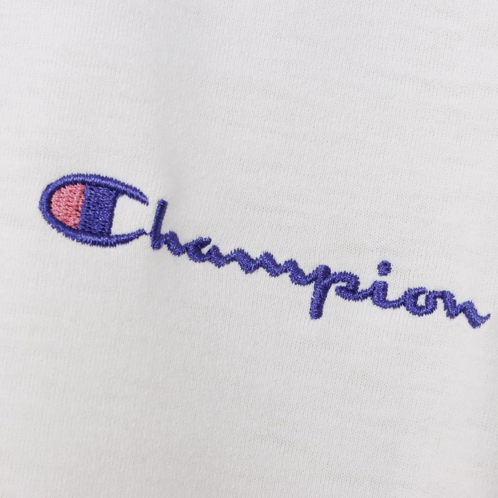 Champion Long Sleeve Round Script Short Sleeve School Kids' T-Shirt, Neck, Quick-Drying, Logo, T-Shirt, Girls, White, CK-ZS406