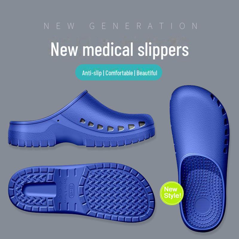 Breathable Closed Toe Surgery Slippers: Unisex Nurse and Doctor Work Shoes