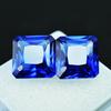 19.60 Ct Natural Blue Sapphire Certified Square Cut Gemstone Jewelry Making