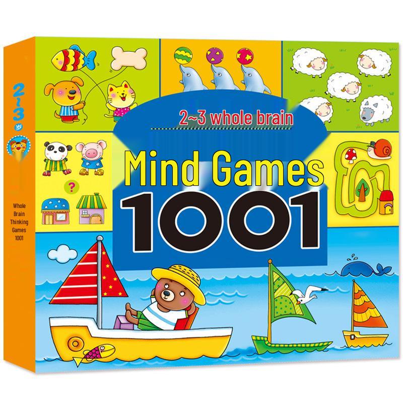 Whole Brain Thinking Games for Kids 3-6: Spot the Difference and Maze Book