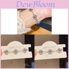 Geometric Shell Beaded Bracelet With Zirconia Rhinestones For Stylish Women Gift