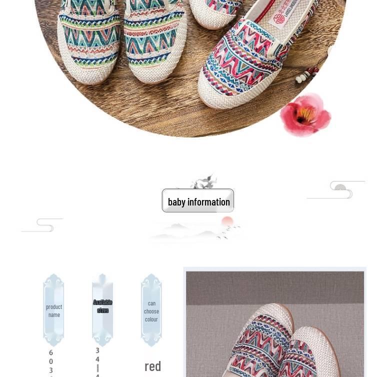 Spring/Summer 2025 Women's Breathable Ethnic Flat Linen Shoes - Lightweight Old Beijing Style