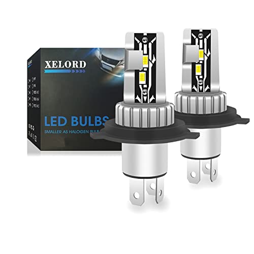 

Светодиодные фары XELORD H4 Hi/Lo, Мгновенный старт, 6000K, Белый, Автомобильная светодиодная лампа, Светодиодный чип CSP, Соответствует требованиям техосмотра, Мини-размер, Светодиодная лампа, Легко
