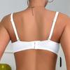 Women Small Size Push Up Bra Sexy Bow Comfortable Brassiere with Wire Bras 75B-90B 80C-95C - 7006
