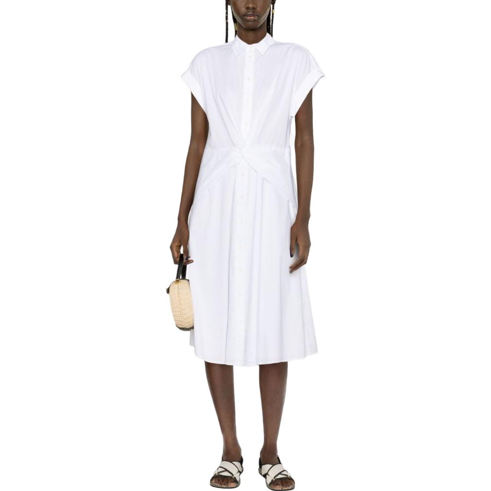 

Polo Ralph Lauren Однотонное платье с воротником поло и короткими рукавами Женские платья Белый 250903193-002 XS
