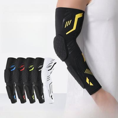 Basketball Honeycomb Crash Arm GuardSeparate Crash and Slip Elbow GuardCycling Pressurized Arm SleeveLong Training Gear