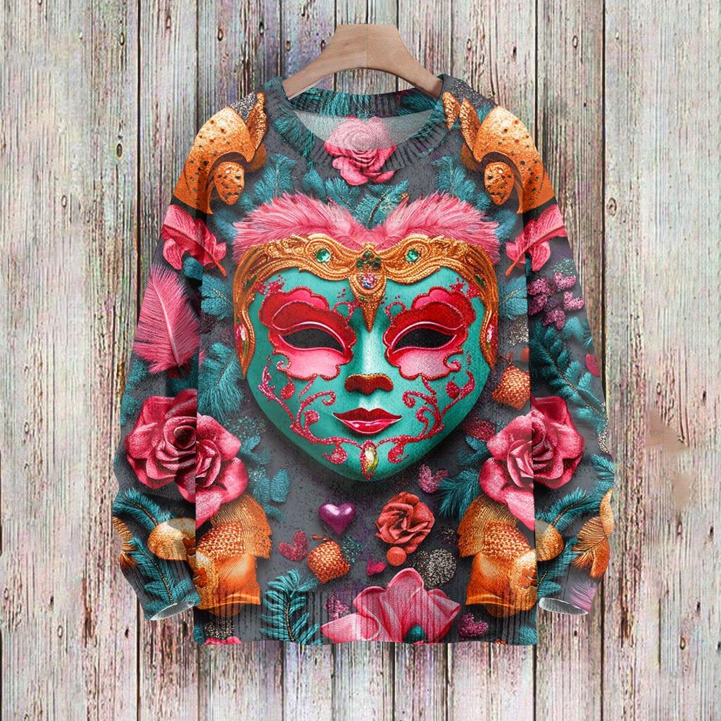 Children's Sweatshirts Boys' And Girls' Knitwear Cute Printed Shirts Round Neck Pullover Tops