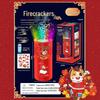 New Year Multi-Hole Fireworks Bubble Machine with Sound Effects – Handheld Festival Toy