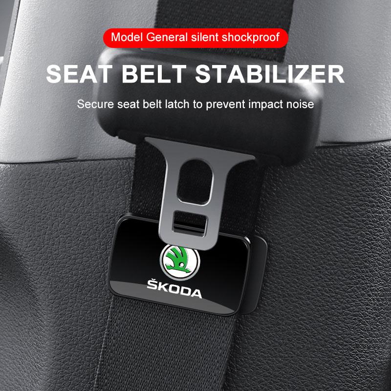 Suport reglabil pentru centura de siguranță auto, stabilizator, clemă de fixare, limitator, styling pentru Skoda Octavia 1 2 3 A4 A5 MK2 Fabia Kamiq Kapoq Kodiaq Rapid SCALA