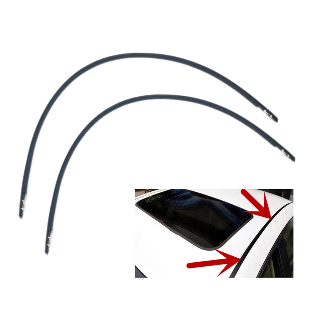 Roof Molding Trim Molding Seal Trim High Quality Waterproof 2Pcs Direct Replacement Brandnew For Civic 2016-2024