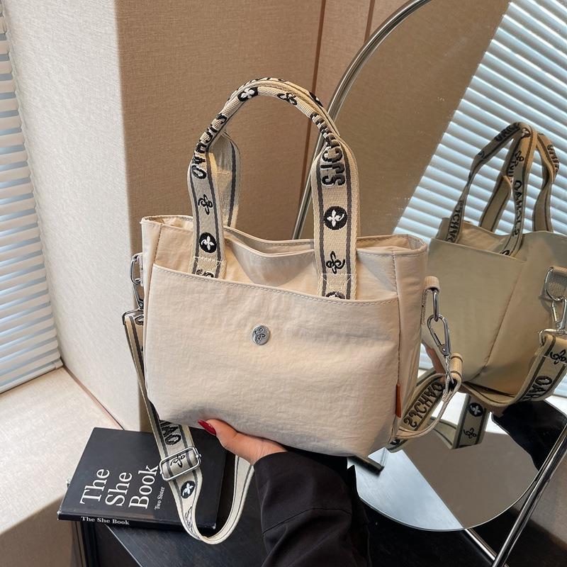Large-capacity bag women's summer new versatile broadband messenger bag casual high-end portable tote bag