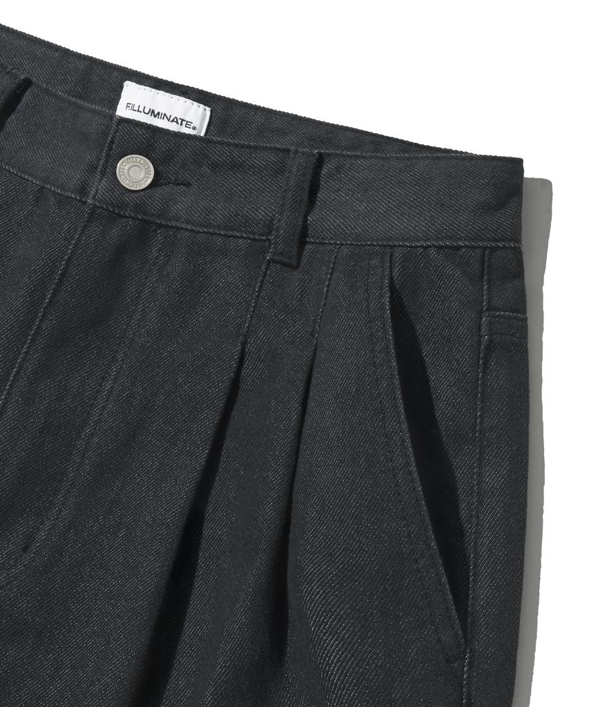 FILLUMINATE (W) Two-Tuck Wide Pants - Black