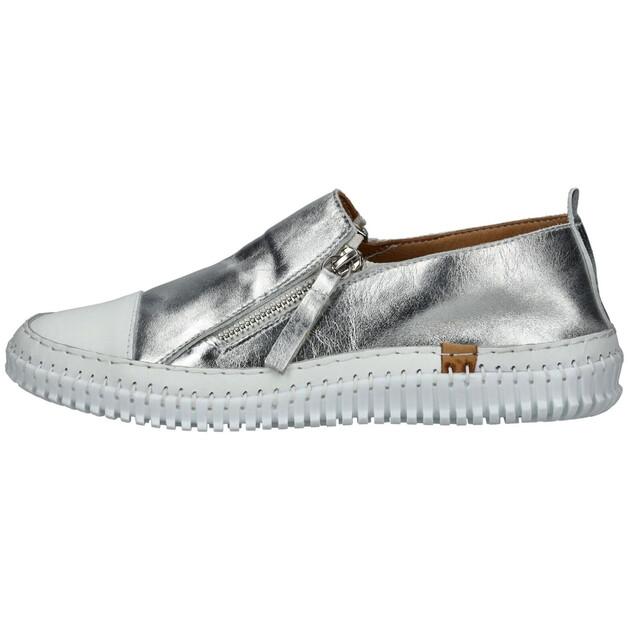 

Женские полуботинки Andrea Conti Leder серебристые 40