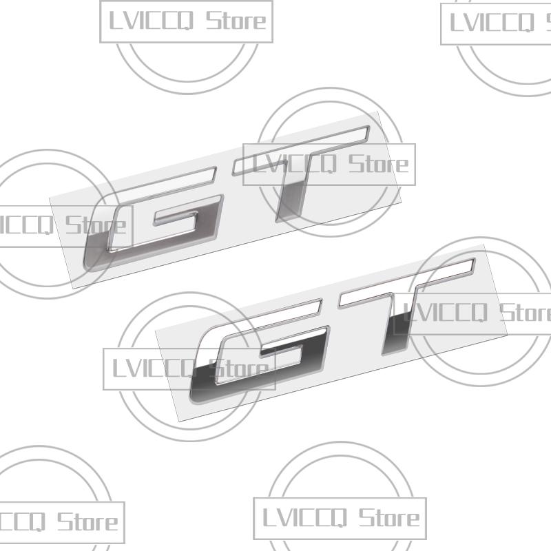 Emblemat Samochodowy 3D Metalowy Znak GT Logo Naklejki na Karoserię Dla 2025 Peugeot GT Line 208 2008 308 3008 208 5008 306 RCZ 206 CC 407 207