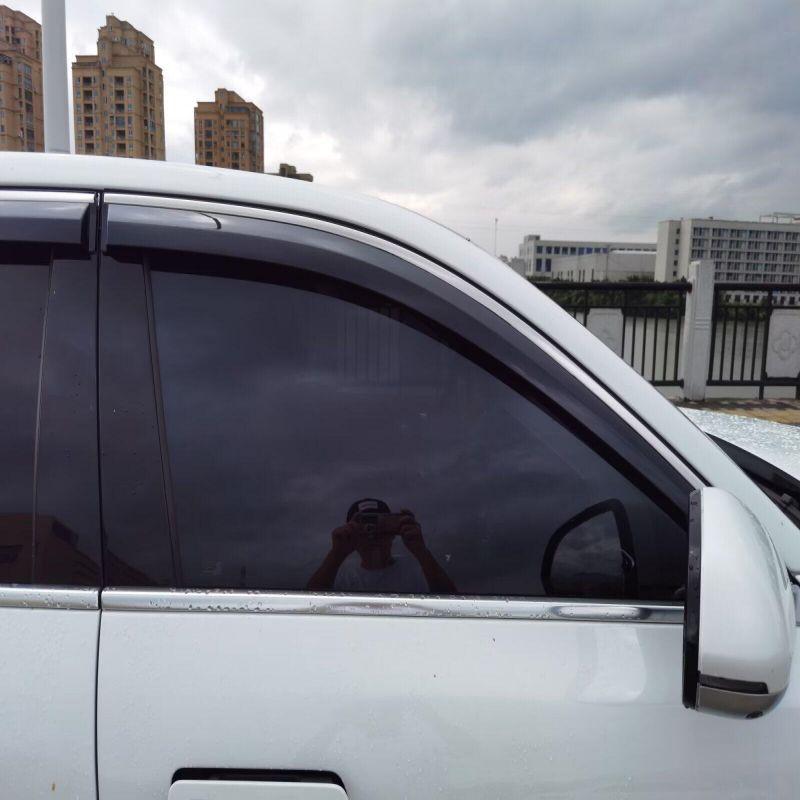 Ideal L7/L8/L9 Rain Guards - 6-Piece Car Window Rain Deflectors & Shield Set