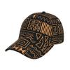 African Bogolan Art Print Baseball Cap Unisex Hip Hop Snapback Hat Vintage Washed Oxford Adjustable Caps Sun Visor Peaked Cap