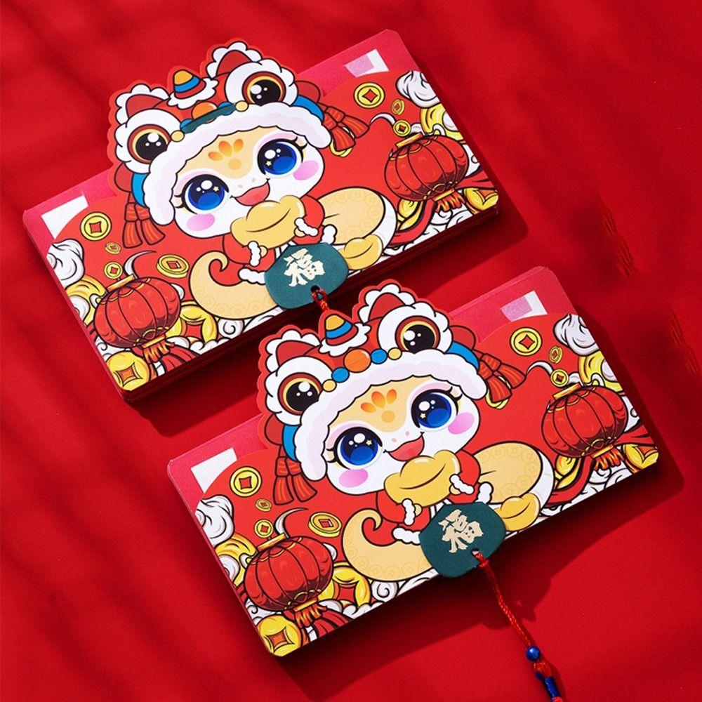 Chinese New Year Lucky Envelopes Traditional Red Packet  Kids Gift