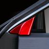Fit For 2018-2020 Toyota Camry ABS Red Interior Door Triangle Pillar Cover Trim