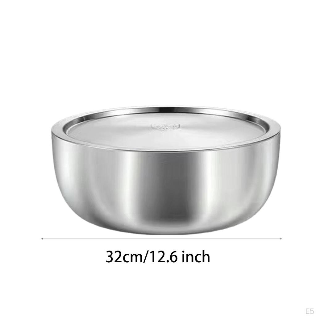 Premium Stainless Steel Mixing Bowl Set for Kitchen Prep And Cooking