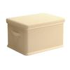 Foldable Handheld Storage Box with Lid for Clothes, Toys, and Snacks