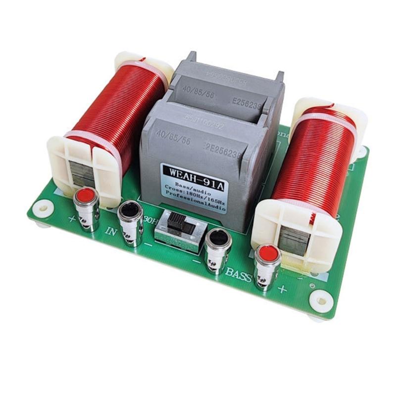 Subwoofer Crossover Filter 2500W Subwoofer Frequency Divider 200Hz/180Hz for Stage and Home Sound DIY Project