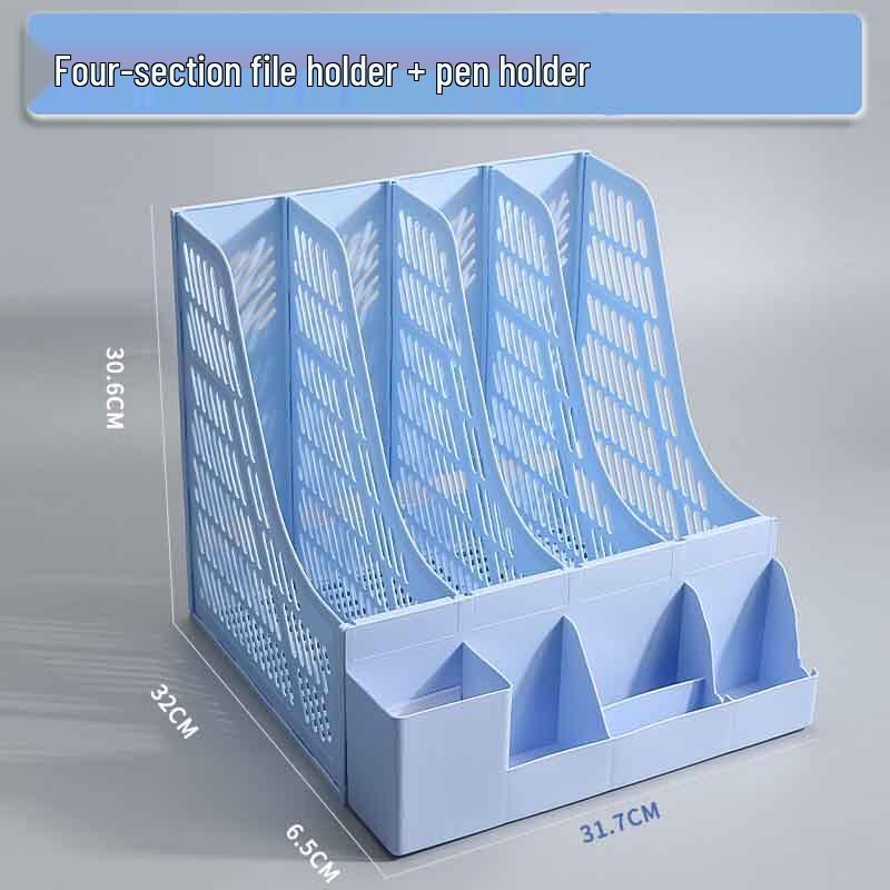 Shou Li Ares Desktop File & Pen Organizer 5-Pack