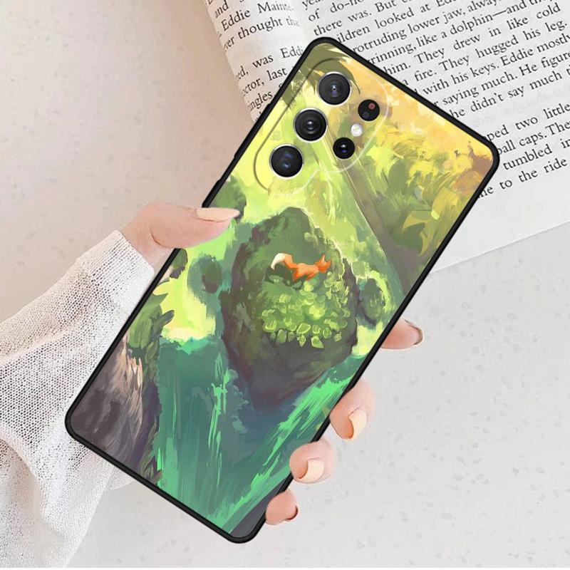 Watercolor Painting The Fox Phone Case For Samsung Galaxy S25 S23 S30 S8 S21 S20 FE S24 S22 Note 10 20 S8 Plus lite Ultra