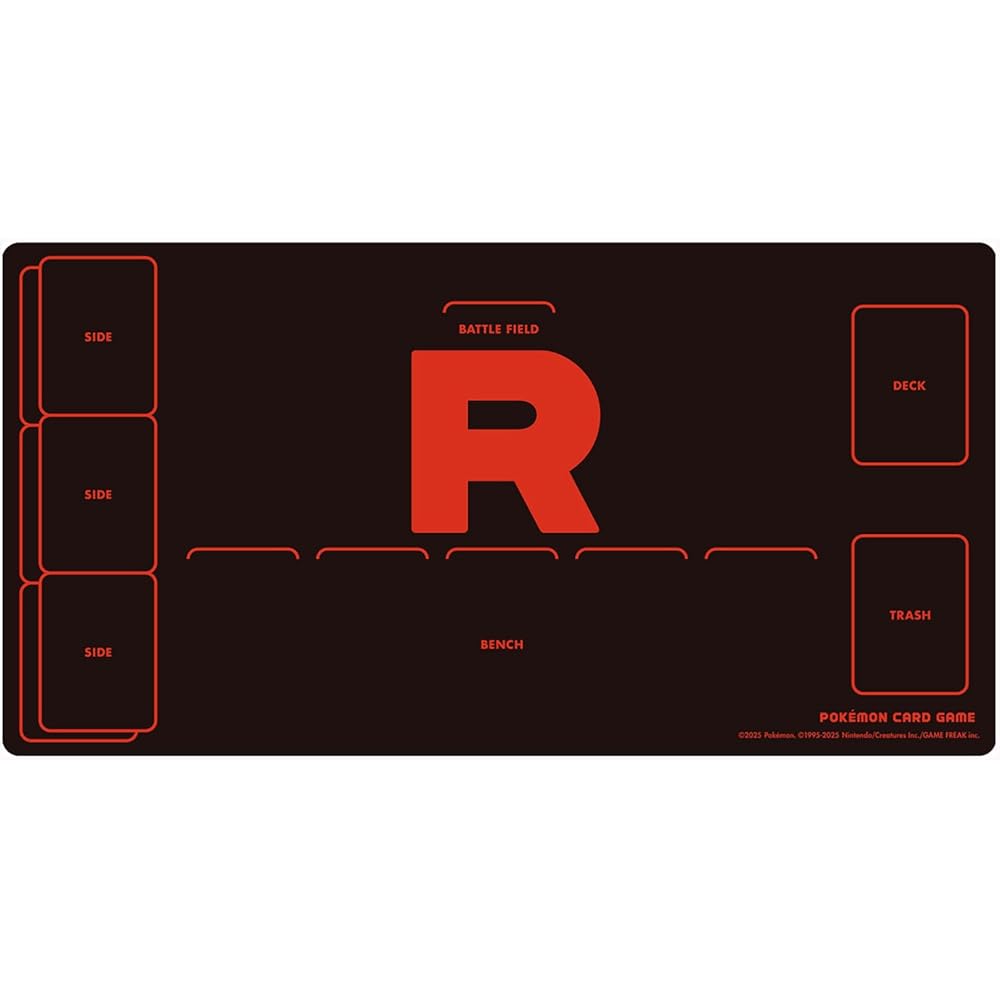 Pokemon Center Original Pokemon Trading Card Game Rubber Playmat Team Rocket