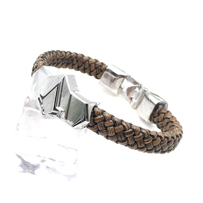 Pattern Knitted V Anime Bracelet Minimalist Outfit Accessory Casual Chain Hand