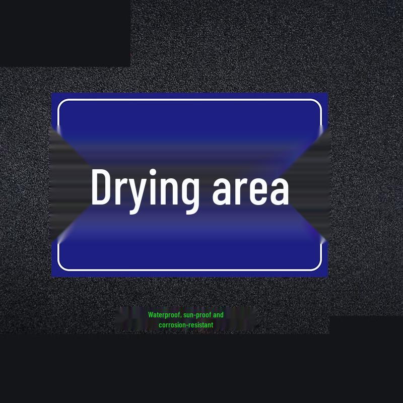 Public Drying Area PVC Sign