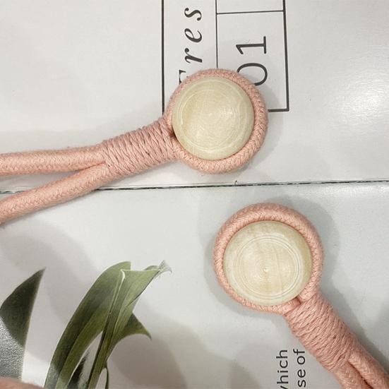 Yousheng Vorhang-Raffhalter, exquisit, ohne Bohren, Baumwollseil, rustikaler Stil, Vorhanghalter für Wohnzimmer