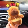 Cute Bee Capybara Plush Keychain Butterfly Wings Capibara Wind Up Toy Cartoon Funny Animal Backpack Pendant Woman Girls Gift