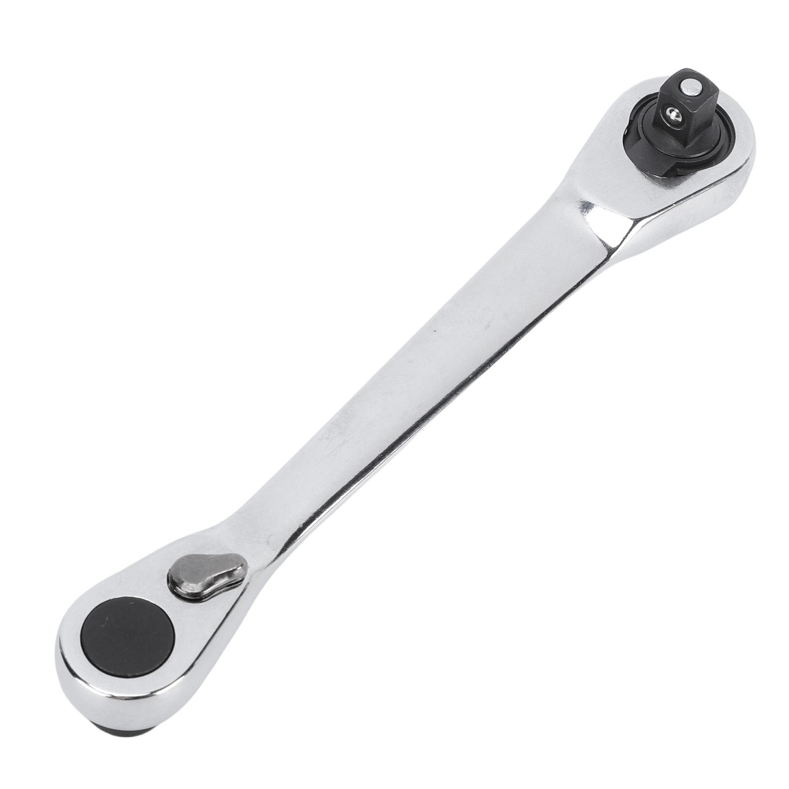 

130mm Double Headed Ratchet Wrench Steel 1Celsius4 Inch Drive 72 Tooth Reversible Ratchet Wrench for Industrial