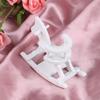 Wooden Crafts Rocking Horse Figurine Desk Decor Balance Art Adornment Miniature Rocking Horse Decorative Ornament Kids Gift