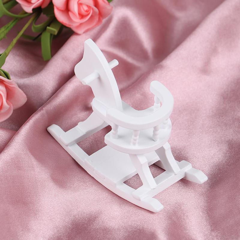 Wooden Crafts Rocking Horse Figurine Desk Decor Balance Art Adornment Miniature Rocking Horse Decorative Ornament Kids Gift