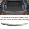 Per Mazda CX-50 CX50 CX 50 2023 Modanatura Bagagliaio Protezione Paraurti Posteriore Accessori Auto Acciaio Inossidabile Battitacco Porta Antigraffio