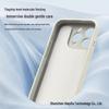 Custodia Magnetica in Silicone a 16 Pulsanti per iPhone 15 Pro Max con Design Lenti a Filo