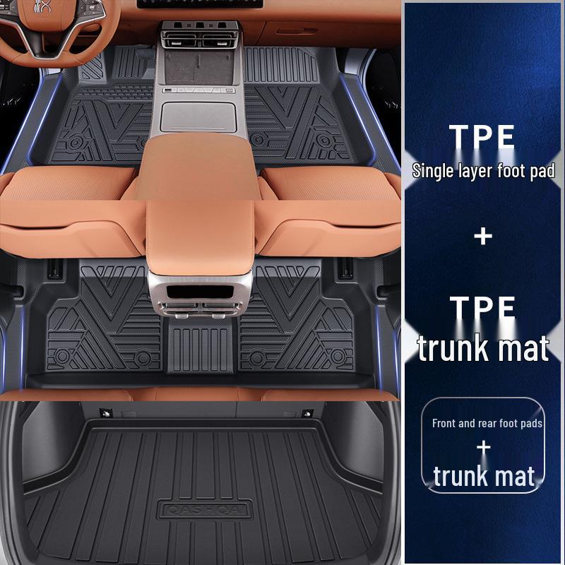Yongjue TPE Floor Mats for BYD Han L - Full Coverage Car & Door Sill Accessories