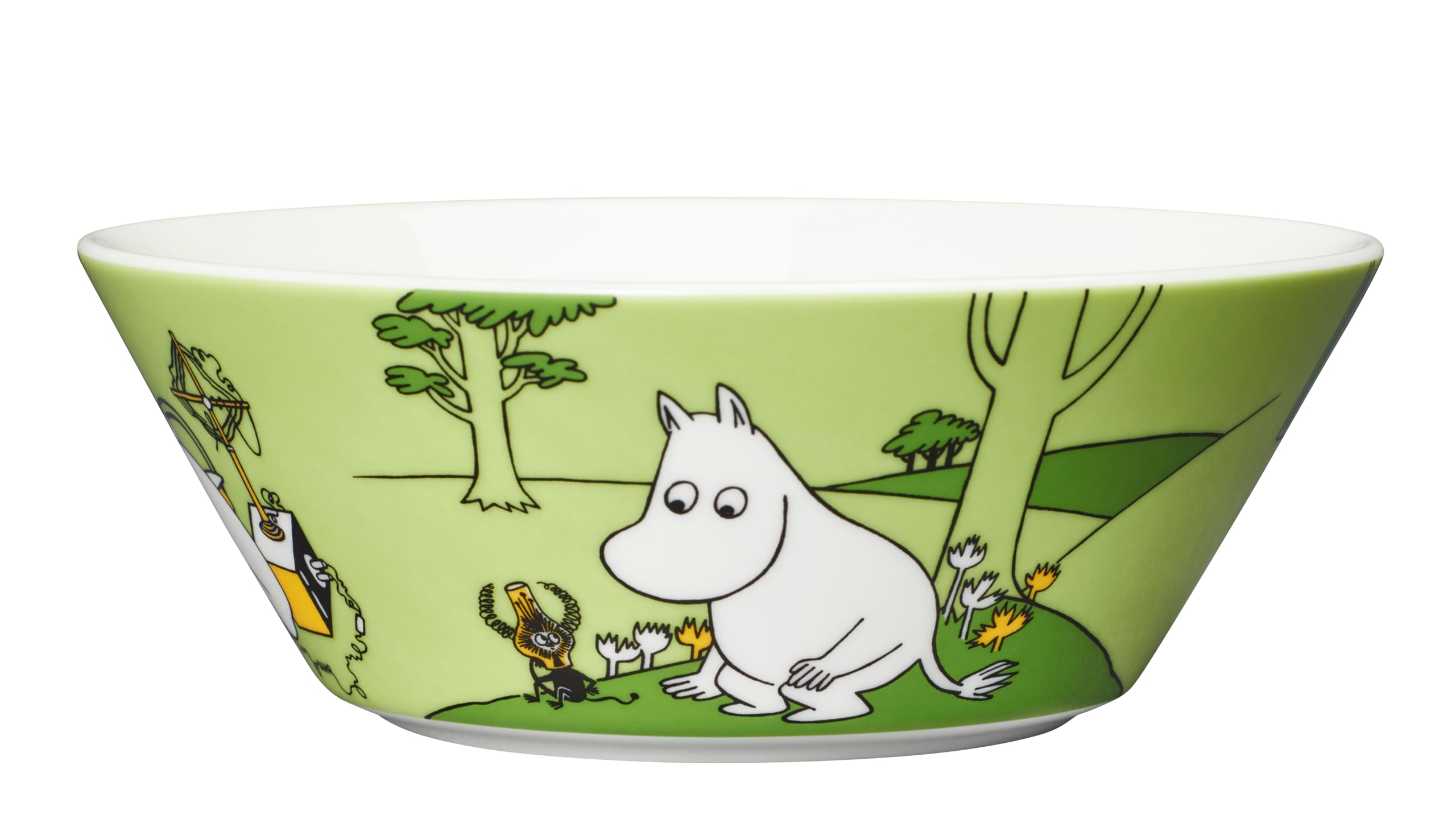 

[Officially Imported] Moomin by ARABIA Bowl, 15cm, Classic Moomin Green, 1027429
