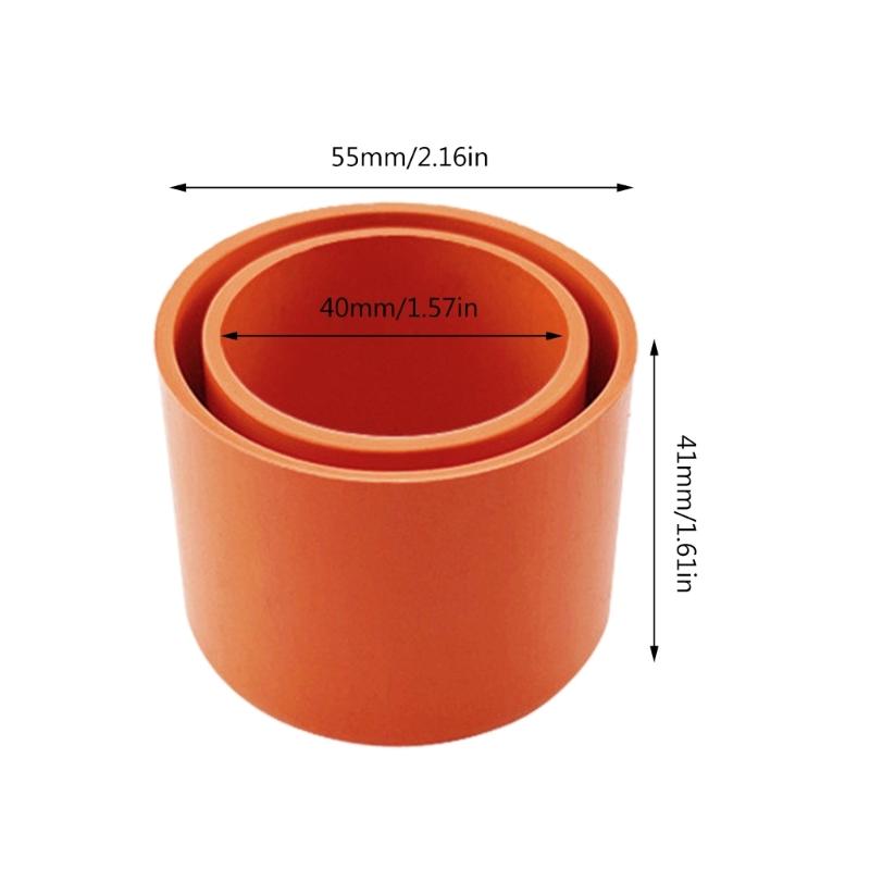 Fishing Rod Holder Insert Protectors Black Rubber 50.8mm 2Inch Fishing Rod Holder Tube Rod Holder Insert Fishing Tools