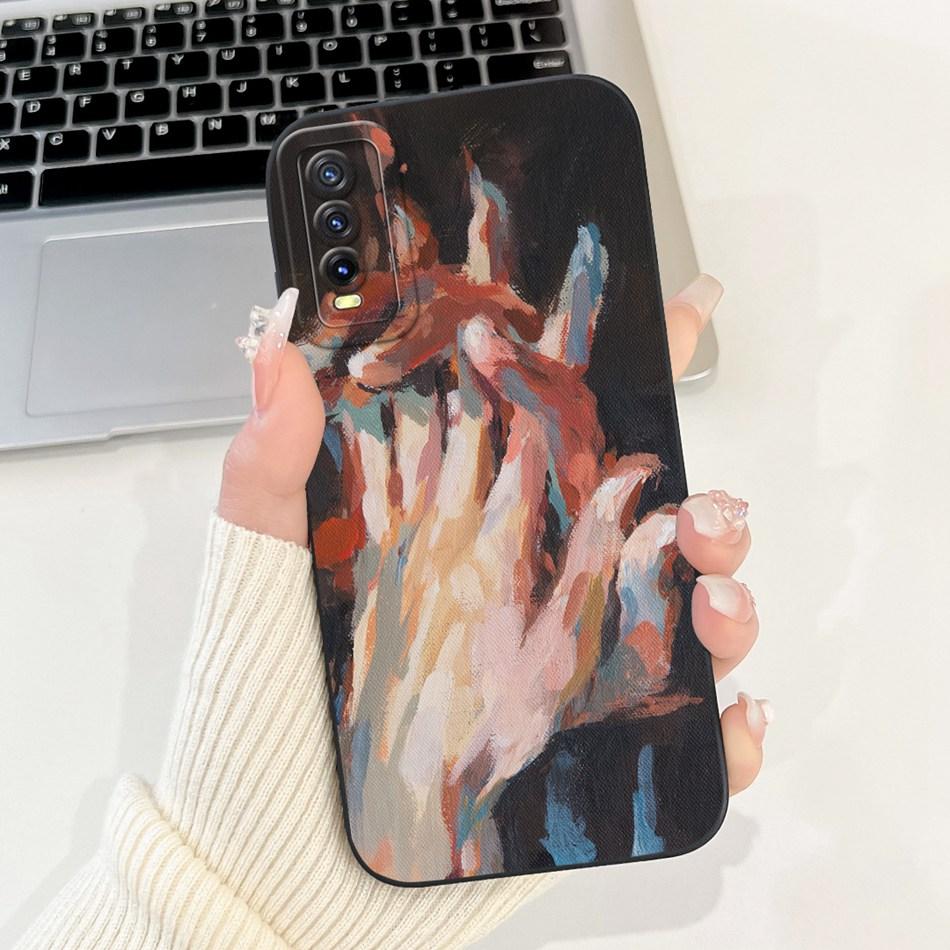 For Vivo Y11S Y12S Y20 2021 Case Vivo Y20a Y20g Y20i Y20S Y20t Elegant Printing Camera Protective Soft Silicone Phone Cases