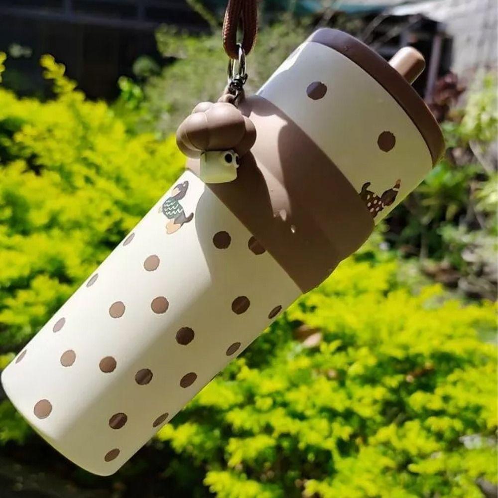 700ml Vacuum Cup Leak-Proof Thermos Water Bottle Stainless Steel Insulation Cup  Outdoor Activities