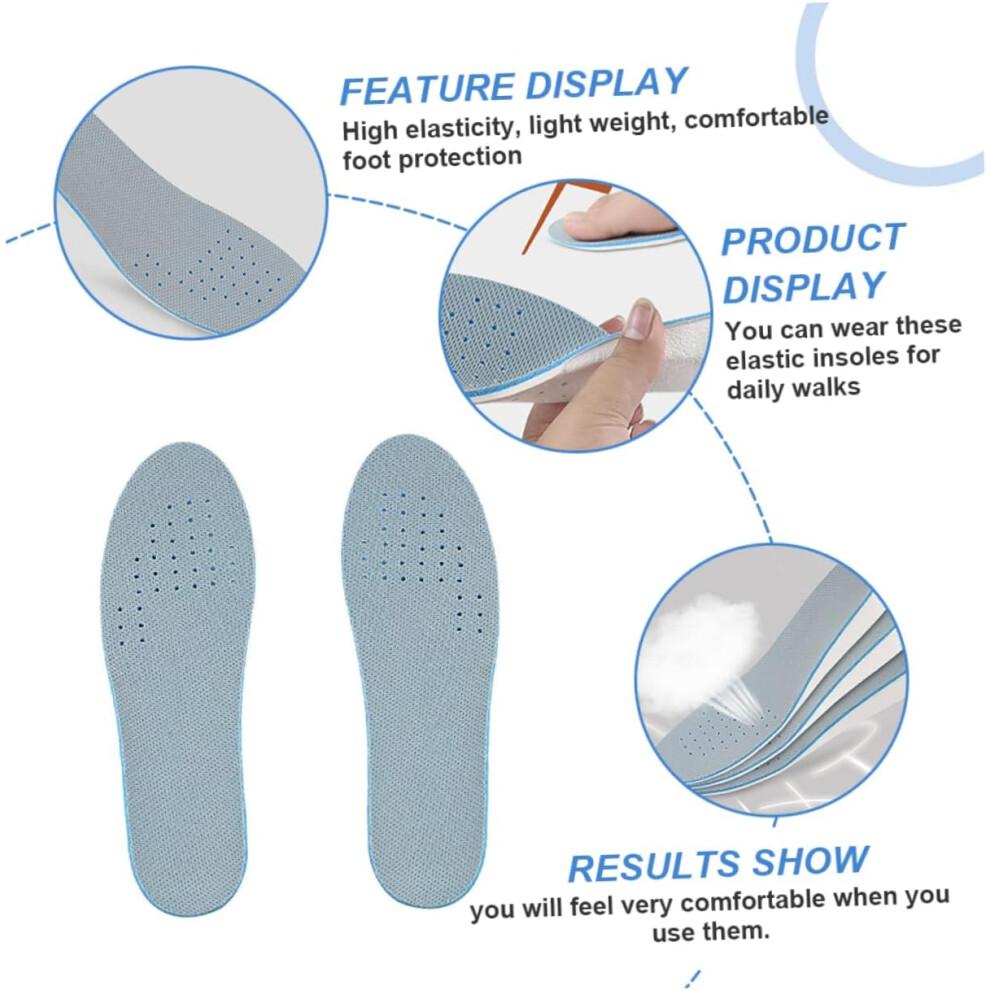 Heightening Insoles Sports Shoe Pads Shockproof Sweat Absorption Insoles