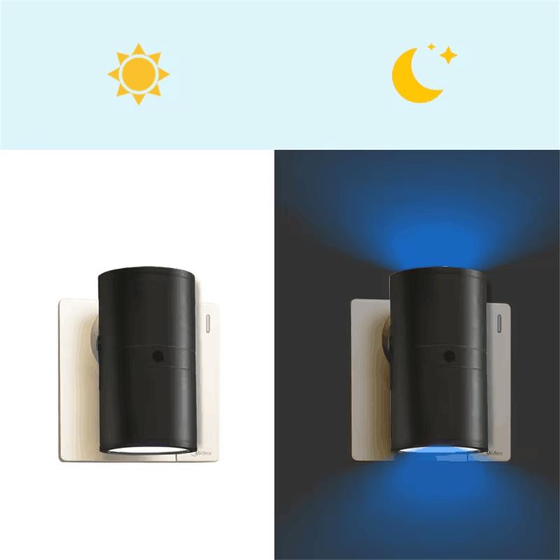 Nachtlicht Stecker in die Steckdose RGB/3 Farben Dimmbar Tragbare Steckdose LED-Nachtlicht EU-Stecker Nachttischlampe Zimmer Flur Heimdekoration