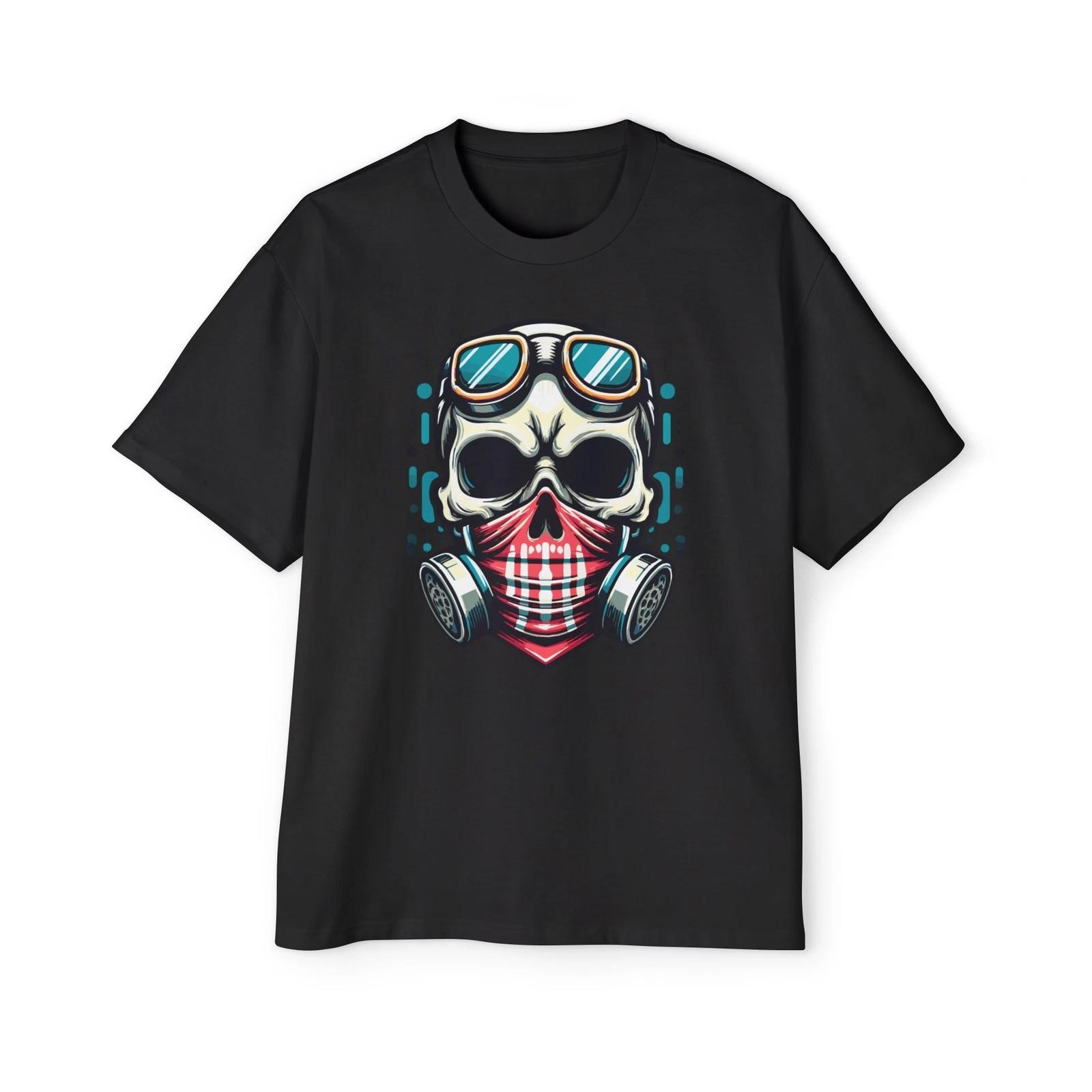Air Forces Skull Military Toxic :: High quality Men s Heavy Oversized Tee 4XL