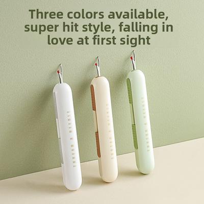 2-in-1 Needle Threader and Thread Remover Tool for DIY Sewing