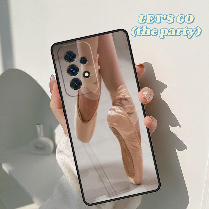 Ballerina girl Pointe Ballet Slippers Shoes case For Samsung Galaxy A42 A31 A40 A51 A71 A32 A80 A91 A52 A72 A20e A50 A70 A11 A12