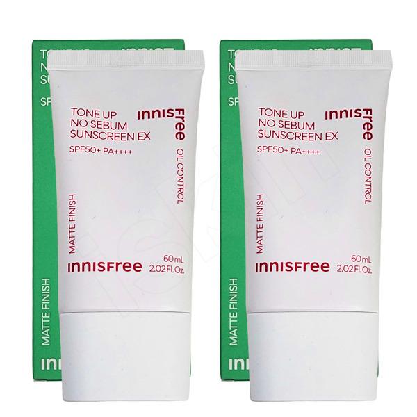 

1+1 Innisfree Tone-Up No-Sebum Sunscreen EX 60ml